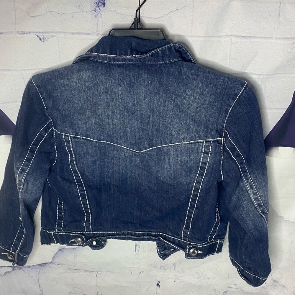 White stitch denim jacket - Picture 2 of 2